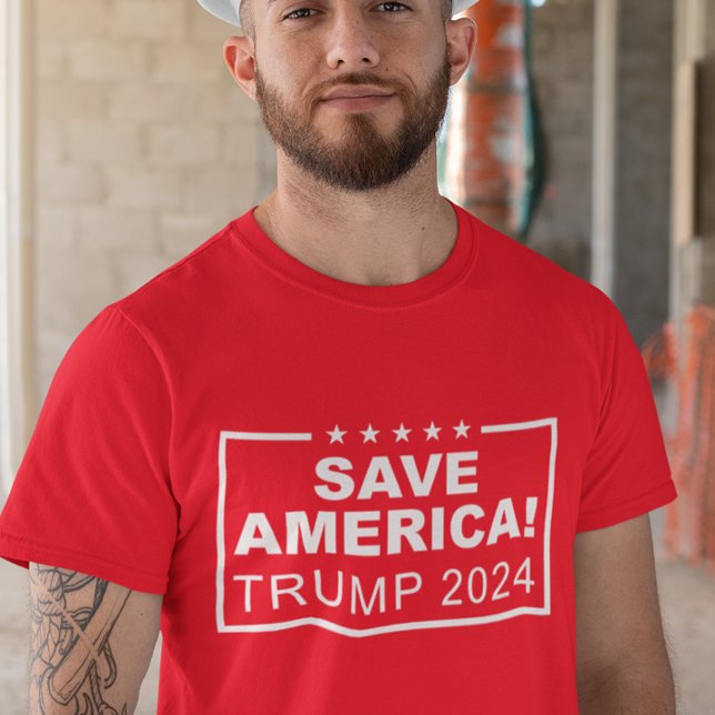 Camiseta Save America Trump 2024 (Criador carregado)