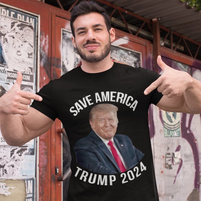 Camiseta Save America Trump 2024 Presidente Donald J. Trump (Criador carregado)