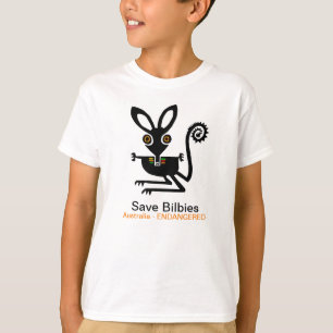 Camiseta Save BILBIES - Austrália - Imagem animal -