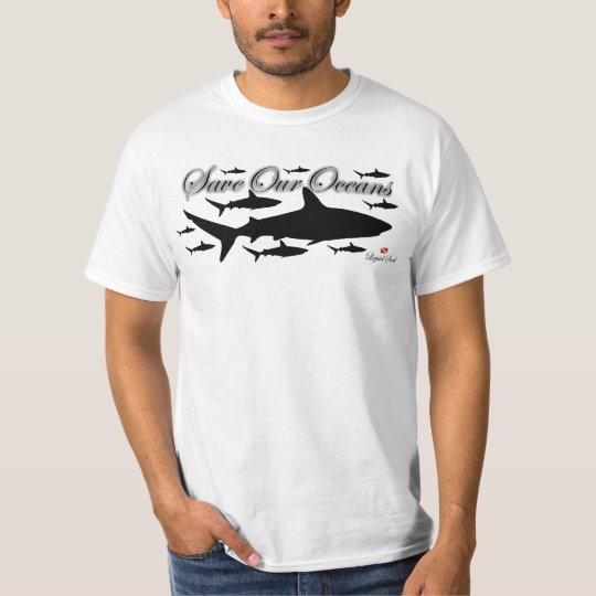 Camiseta - Save Our Oceans - Tubarão de Recife