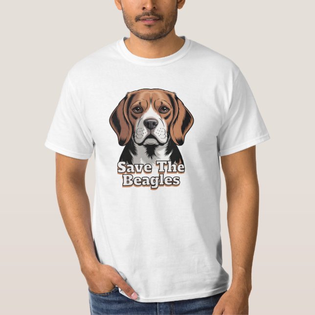 Camiseta Save the Beagles | Dog Lovers (Frente)