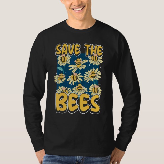 Camiseta Save the bees Beekeeper cute honey bee costume 9 (Frente)