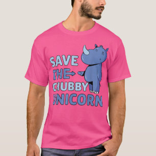 Camiseta Save the Chubby Unicorn