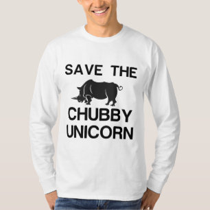 CAMISETA SAVE THE CHUBBY UNICORN RHINO