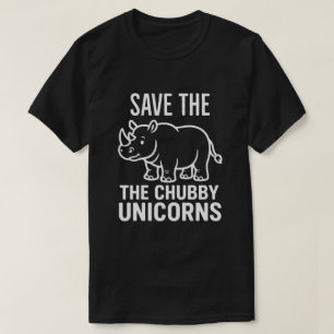 Camiseta Save the Chubby Unicorns Conservação de