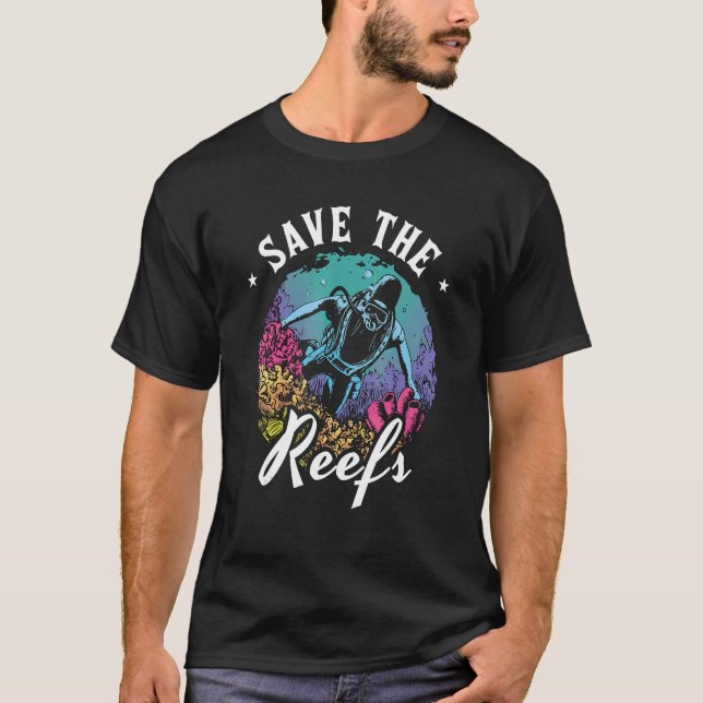 Camiseta Save The Reefs Future Marine Ocean Science Marine  (Frente)