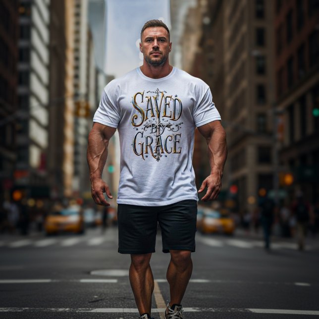 Camiseta Saved By Grace (Criador carregado)