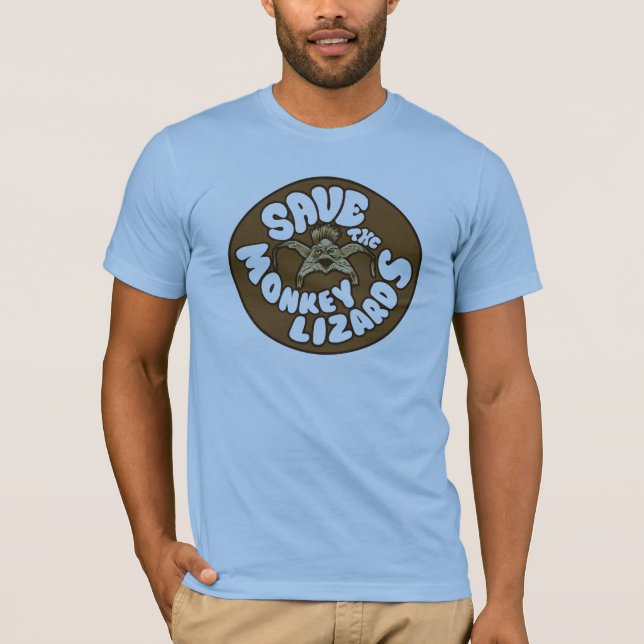 Camiseta SaveTheMonkeyLizards (Frente)