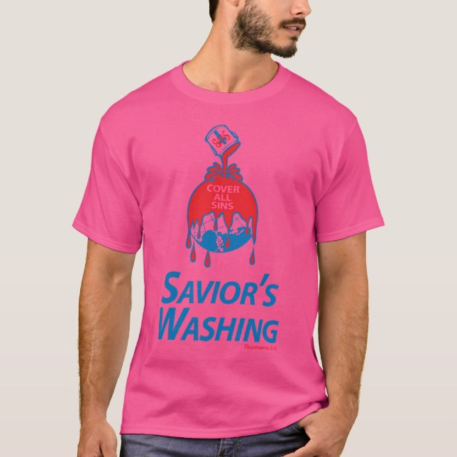 Camiseta Savior Está Lavando (Frente)