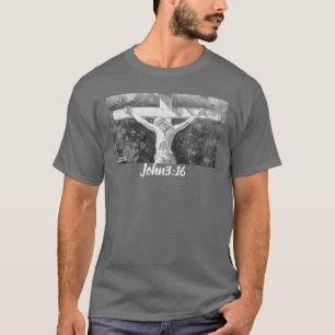 Camiseta SAVIOR John 3:16 Páscoa de Natal do Batismo