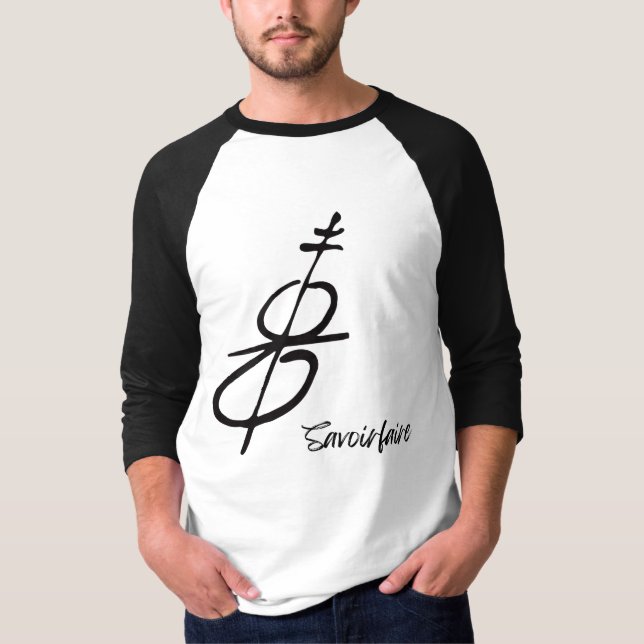 Camiseta Savoir Faire 3/4 Capa Raglan T-Shirt (Frente)