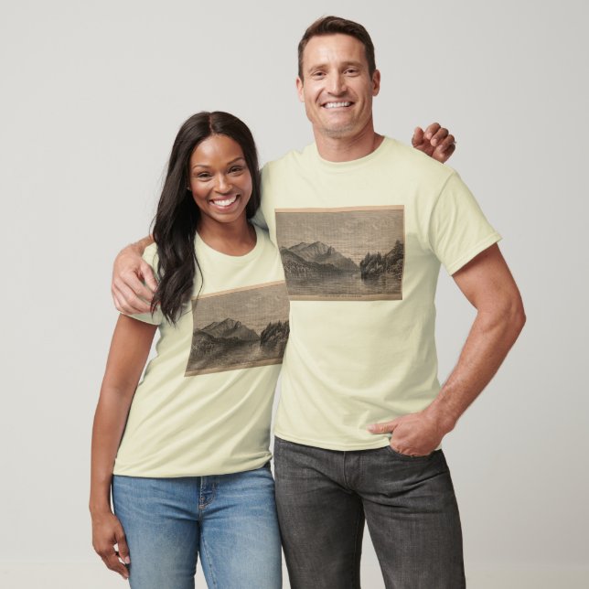 Camiseta Saw-Teeth Mountain - Upper Ausable Pond (Unissex)