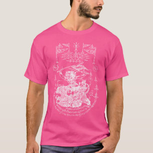 Camiseta Sawadee Tailandês Tradicional Sak Yant Tailandês T