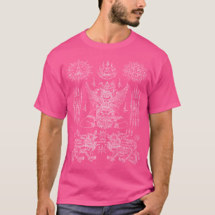 Camiseta Sawadee Thai Tradicional Sak Yant Tailandês Twin T