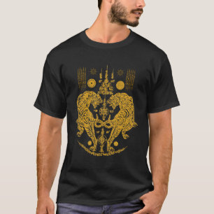Camiseta Sawadee Thai Tradicional Sak Yant Tailandês Twin T