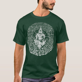 Camiseta Sawadee Thai Tradicional Sak Yant Tailandês Twin T