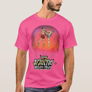 Camiseta Sawadee Thai Traditional Sak Yant Thai Twin Tiger