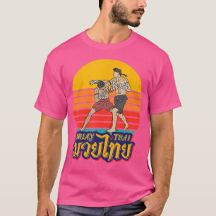 Camiseta Sawadee Thai Traditional Sak Yant Thai Twin Tiger