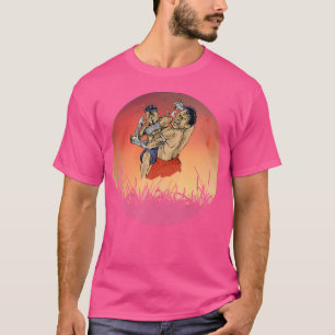 Camiseta Sawadee Thai Traditional Sak Yant Thai Twin Tiger