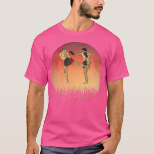 Camiseta Sawadee Thai Traditional Sak Yant Thai Twin Tiger