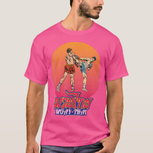 Camiseta Sawadee Thai Traditional Sak Yant Thai Twin Tiger