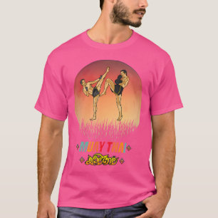 Camiseta Sawadee Thai Traditional Sak Yant Thai Twin Tiger