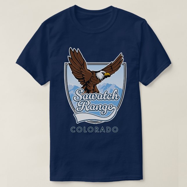 Camiseta Sawatch Range Colorado (Frente do Design)