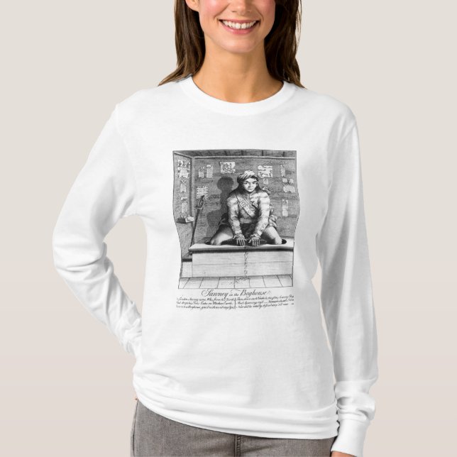 Camiseta Sawney no Boghouse, 1745 (Frente)