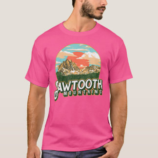 Camiseta Sawtooth Mountains Idaho