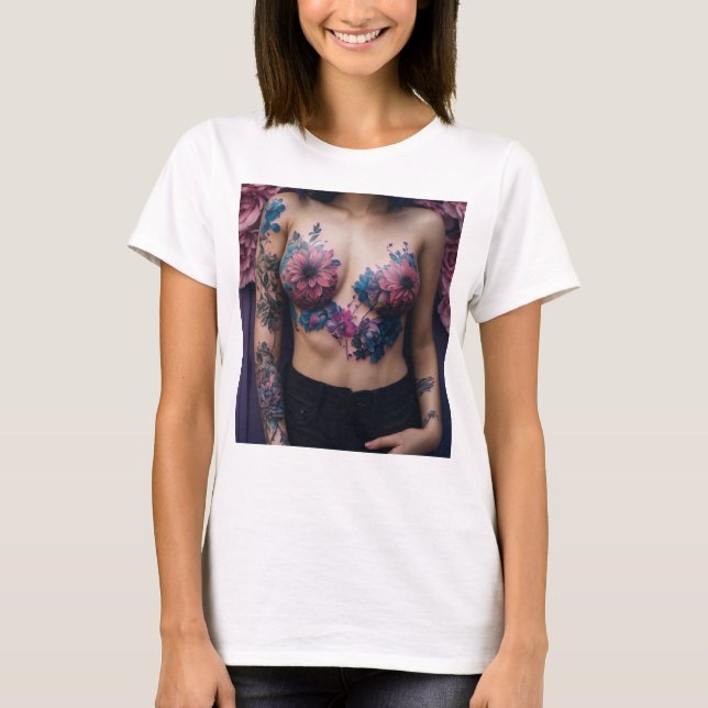 Camiseta Saxi Girl Hot: Sizzy Musical Vibe T-Shirt (Frente)