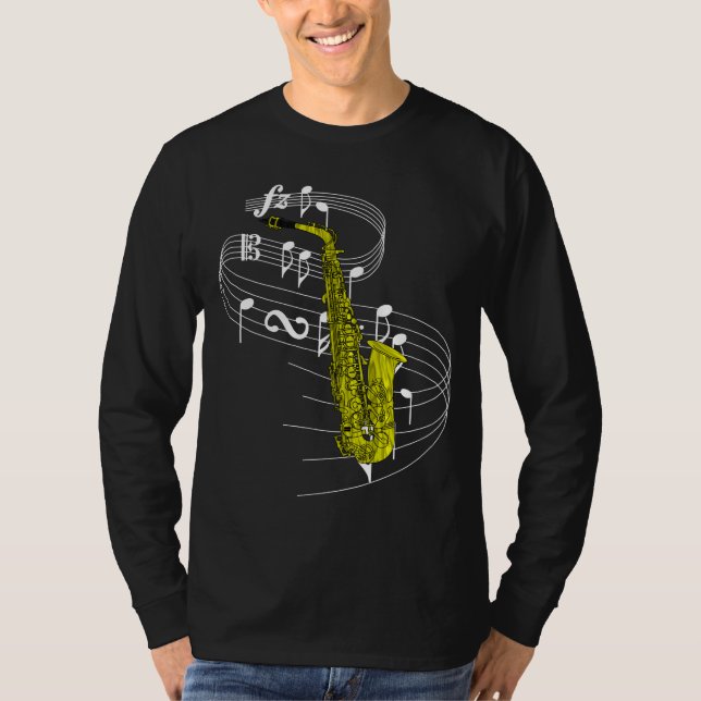 Camiseta Saxofone (Frente)