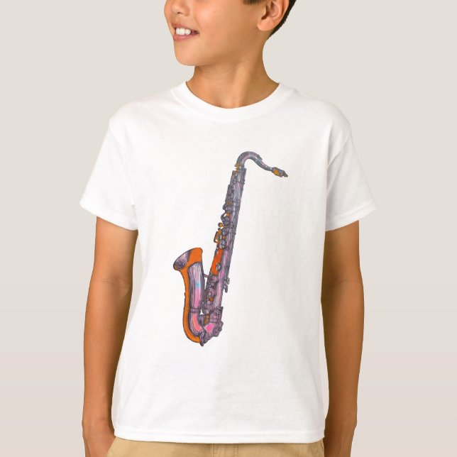 Camiseta saxofone (Frente)