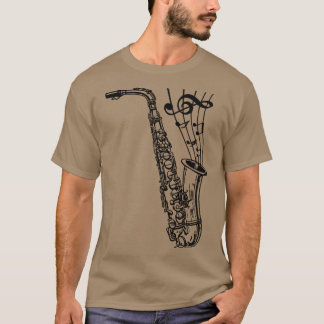 Camiseta saxofone