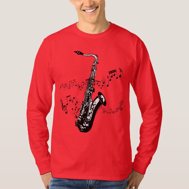 Camiseta Saxofone (Frente)