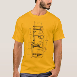 Camiseta Saxofone 1939 equilibrado da ação de Selmer Pari