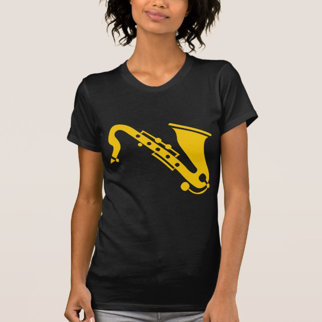 Camiseta Saxofone - Amber (Frente)