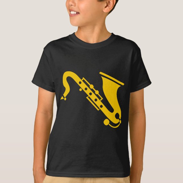 Camiseta Saxofone - Amber (Frente)