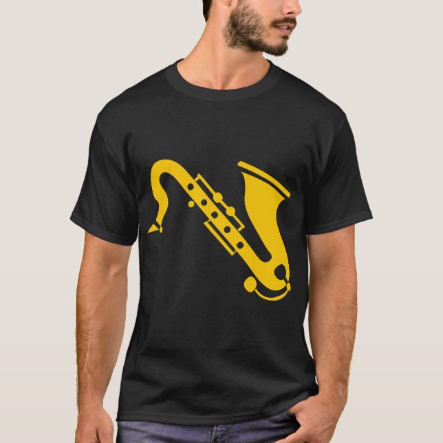 Camiseta Saxofone - Amber (Frente)