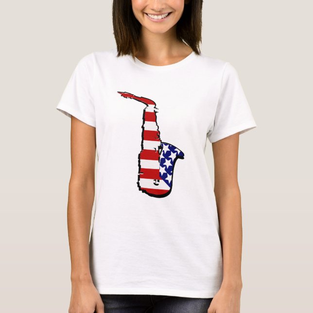 Camiseta Saxofone americana (Frente)