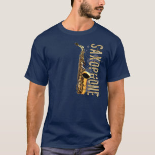 Camiseta Saxofone do Grunge