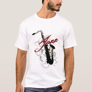 Camiseta Saxofone do jazz