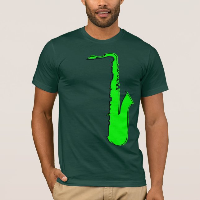Camiseta saxofone do oddRex (Frente)