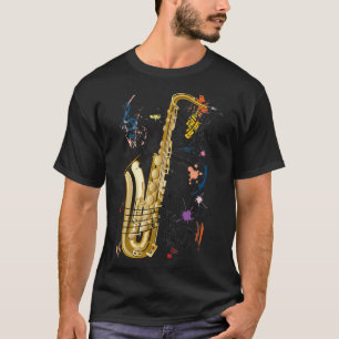 Camiseta Saxofone e Jazz