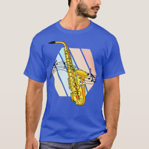 Camiseta Saxofone Jazz Funny Music Radio Soul