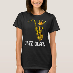 Camiseta Saxofone Jazz Music Women Saxophone Girls Jazz