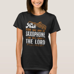 Camiseta Saxofone Jesus Faith Christian Quanto A Mim E A Mi