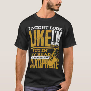 Camiseta Saxofone jogador