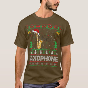Camiseta Saxofone Music Lover Matando Saxofone Ugly Chri
