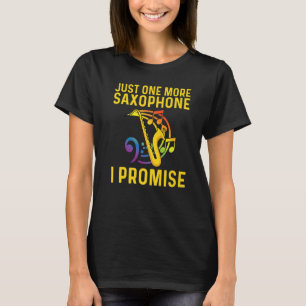 Camiseta Saxofone Para Homens, Reed Instrumento 1