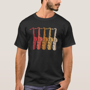 Camiseta Saxofone Player Music Jazz Tenor 14